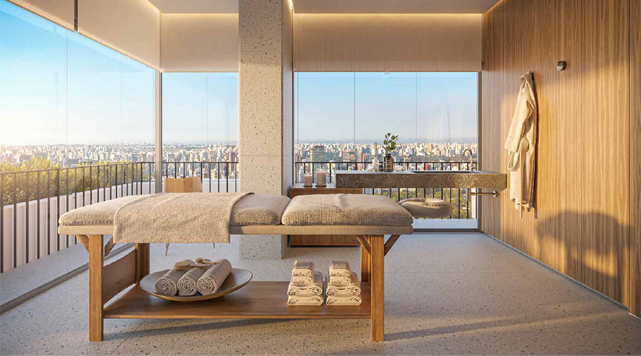 Visar Jardim Europa – Sala de Massagem